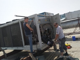 Замена 7 компрессоров в ККБ Краснодар